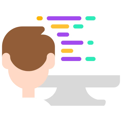 hombre frente a monitor de una computadora